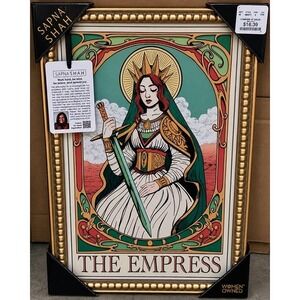 Sapna Shah "The Empress" Tarot Art Print Art Nouveau NWT Viral